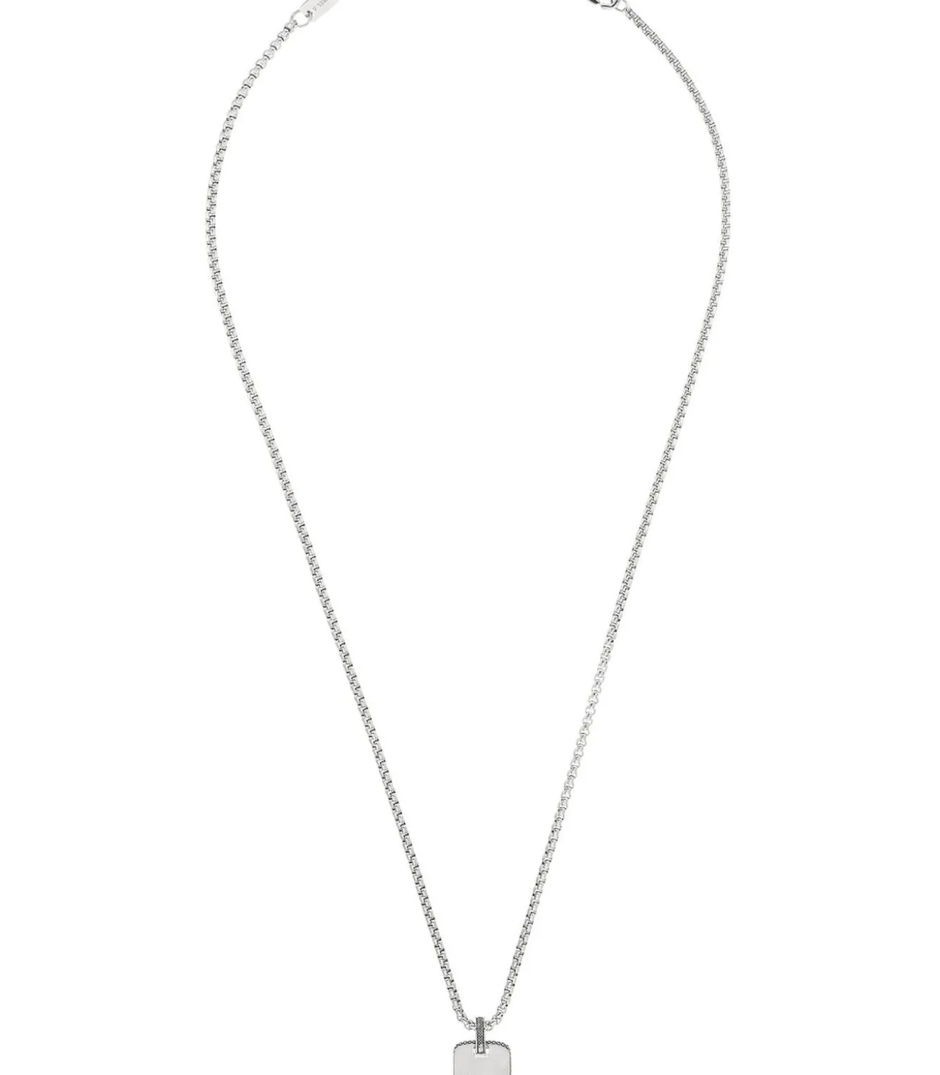 Ketting met hanger voor mannen, roestvrij staal | Kompas