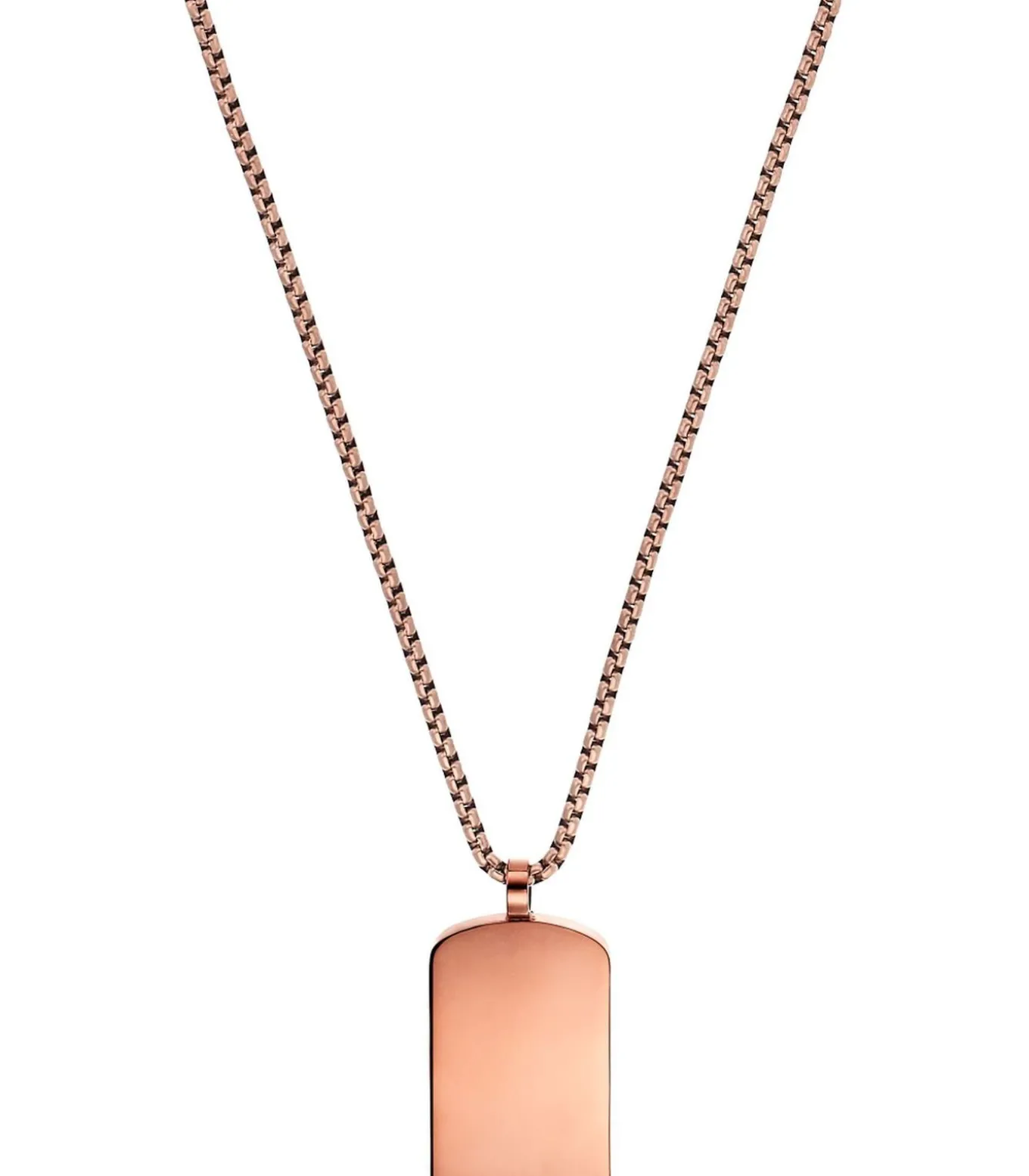 Ketting met hanger voor mannen, roestvrij staal