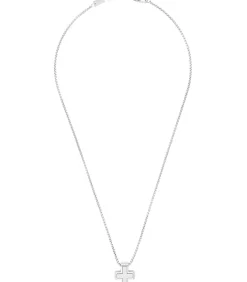 Ketting met hanger voor mannen, kruis van roestvrij staal