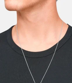 Ketting met hanger voor mannen, kruis van roestvrij staal