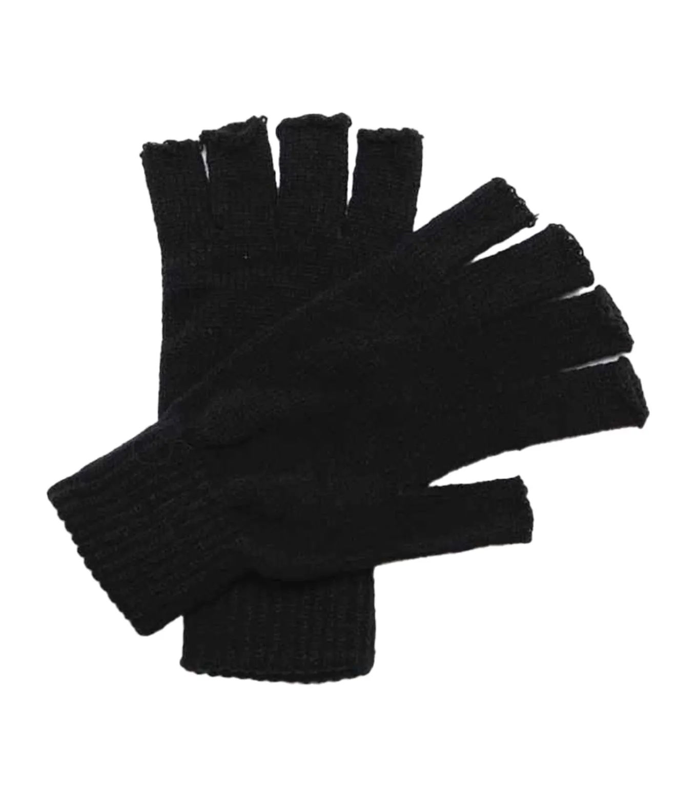 Klassiek - Vingerloze Handschoenen - Zwart