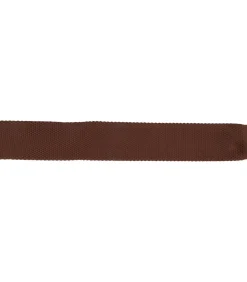 Knitted Stropdas Bruin TK-06