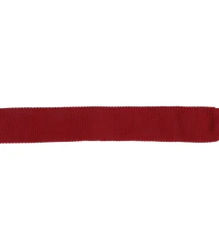 Knitted Stropdas Rood TK-04