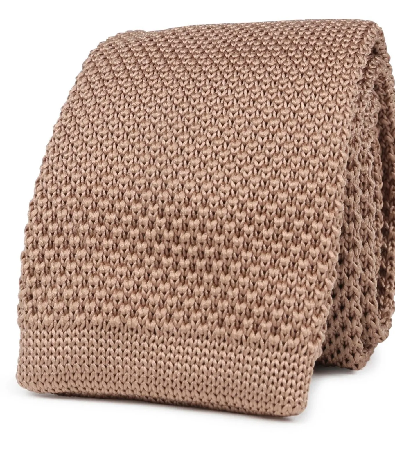 Knitted Stropdas Taupe TK-07