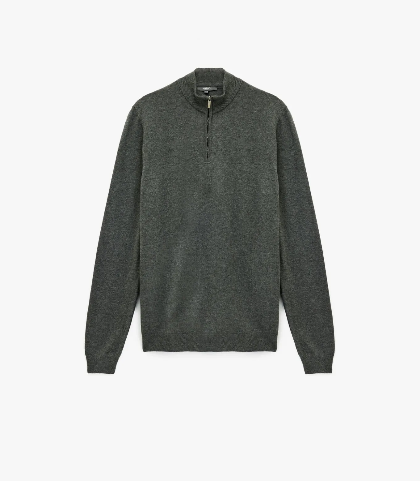 Koton Half Zippered Knit Sweater