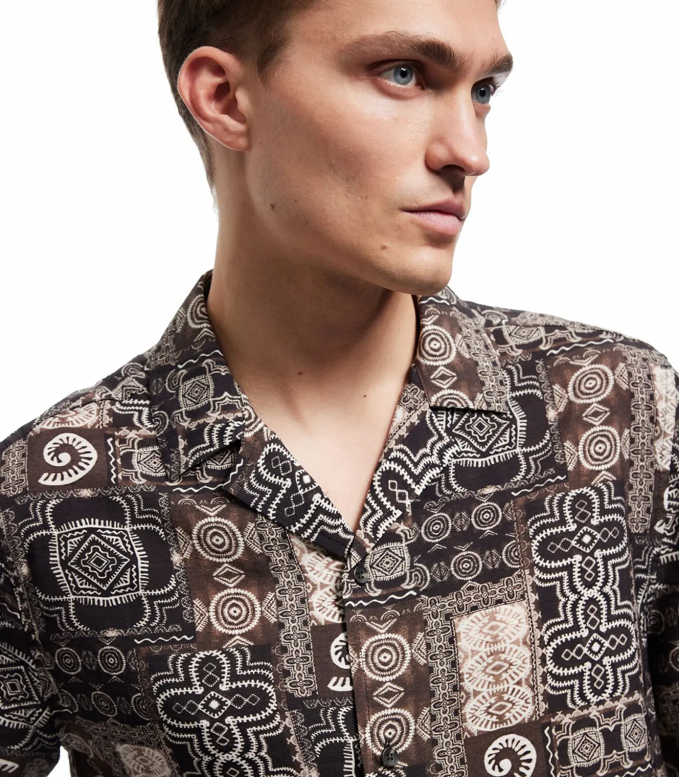 Koton Patterned Viscose Shirt