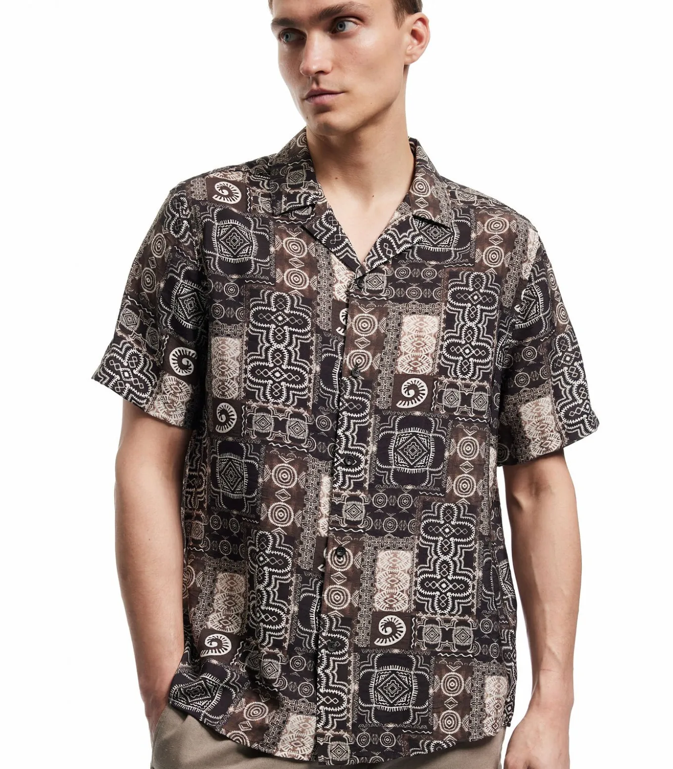 Koton Patterned Viscose Shirt
