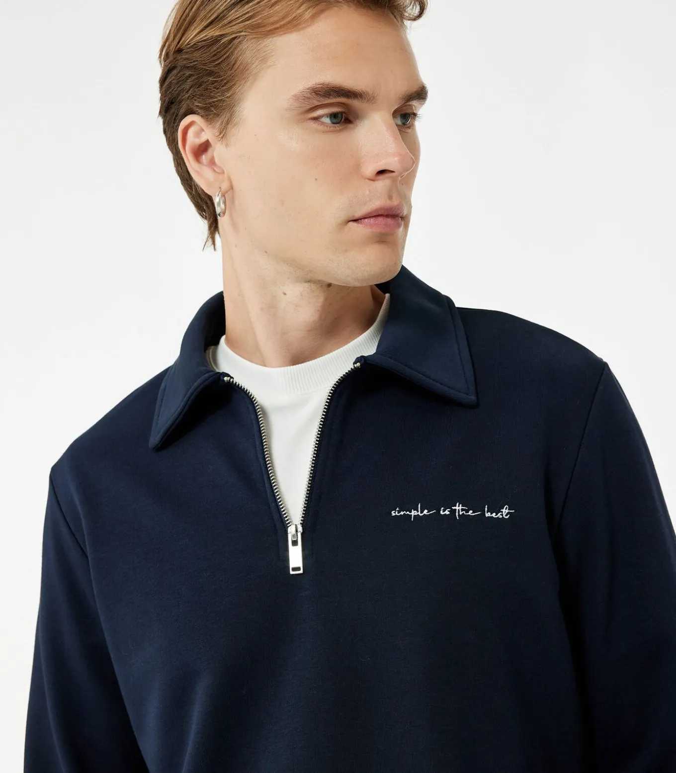 Koton Polo Neck Sweatshirt