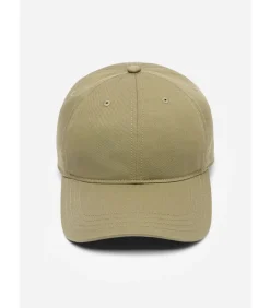 Lacoste cotton cap side logo - khaki