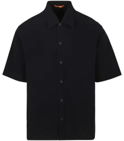 Lapoully Short Sleeve Overhemd Navy