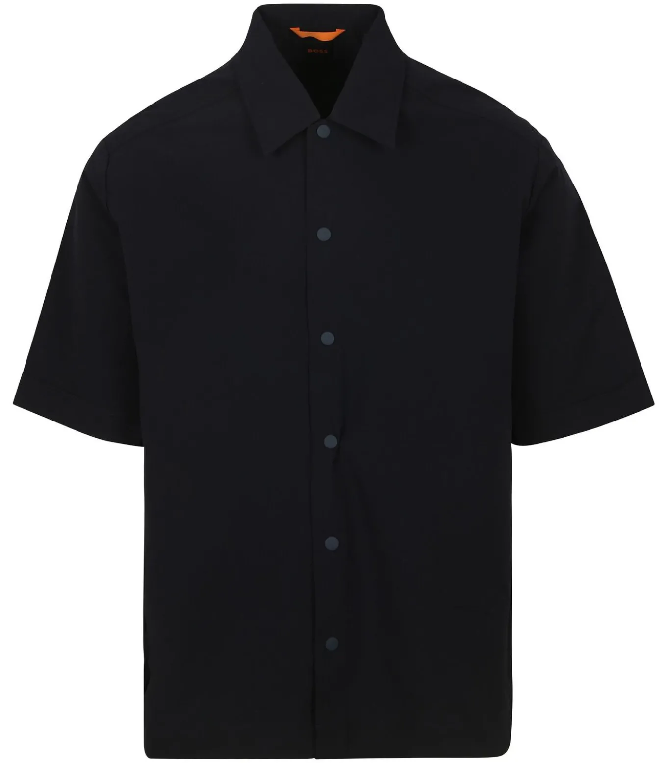 Lapoully Short Sleeve Overhemd Navy