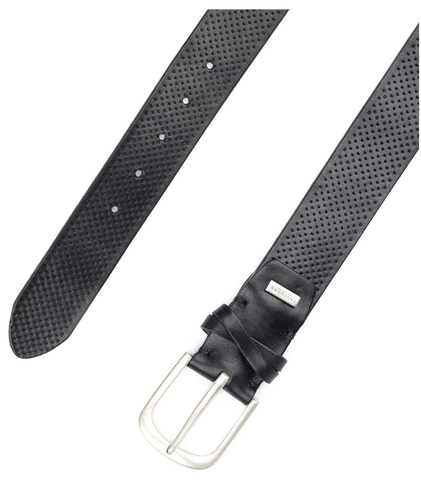 Leren Riem Roma Donkerblauw