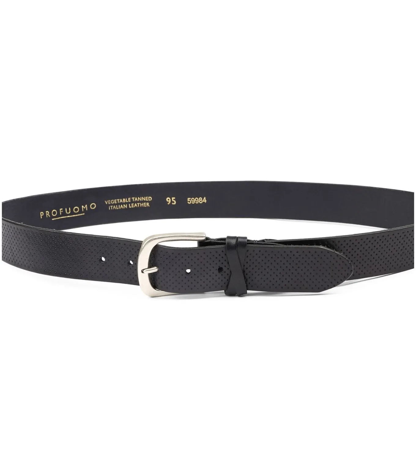 Leren Riem Roma Donkerblauw