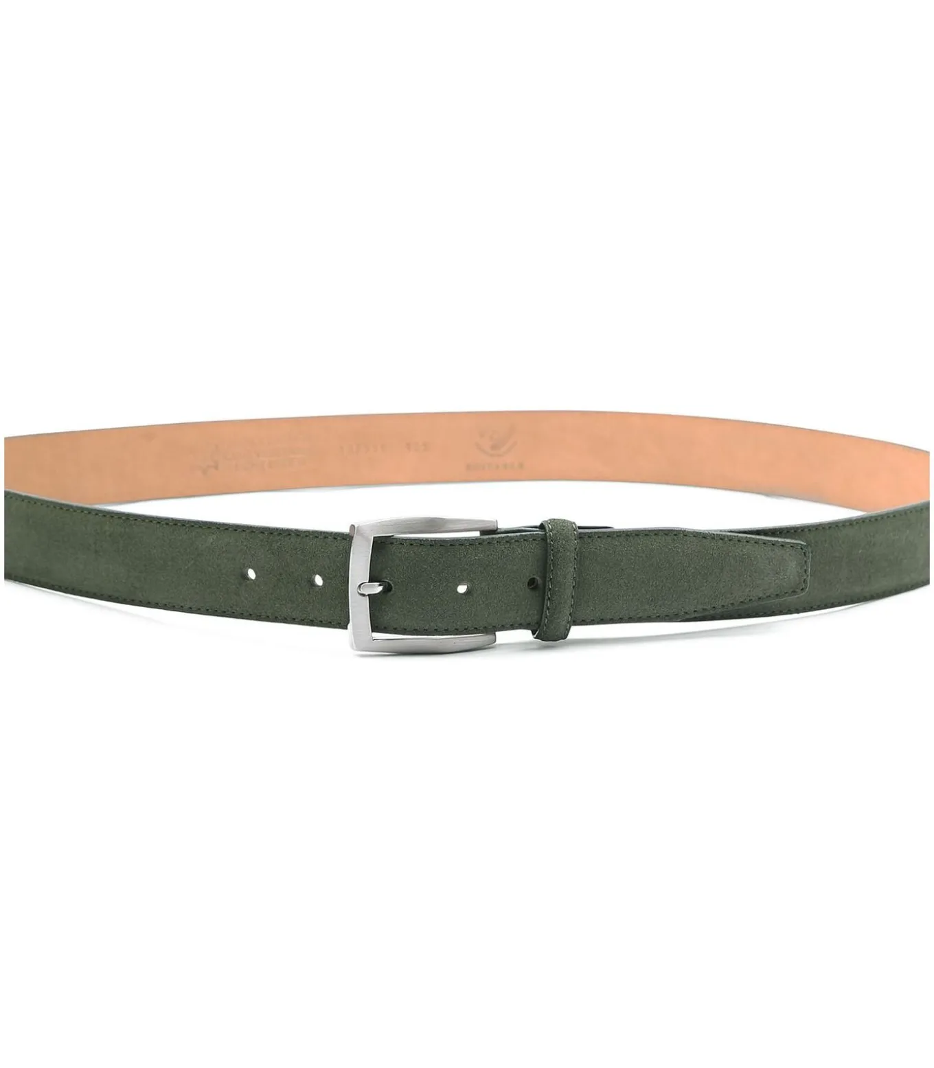 Leren Riem Suede Groen