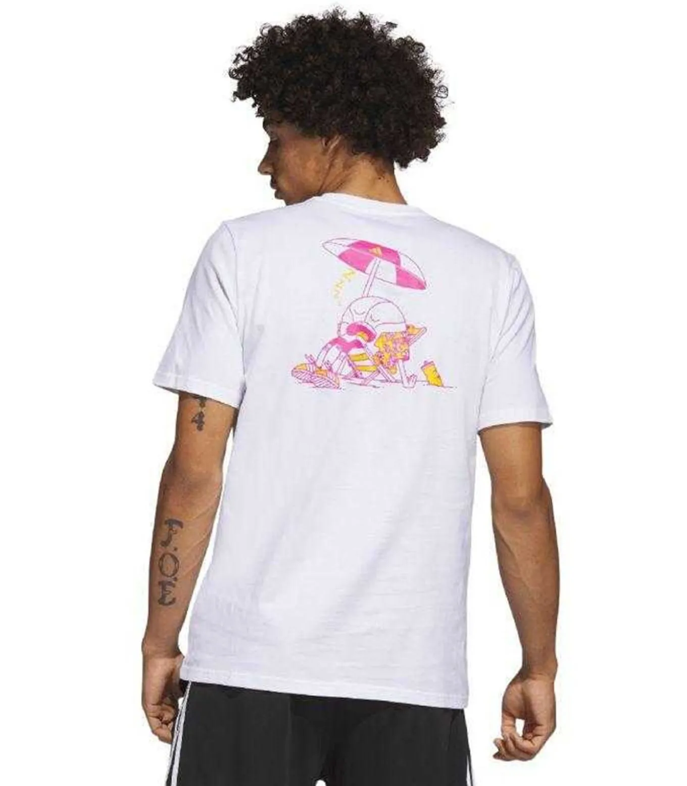 LIL STRIPE SPRING BREAK - T-shirt - Wit