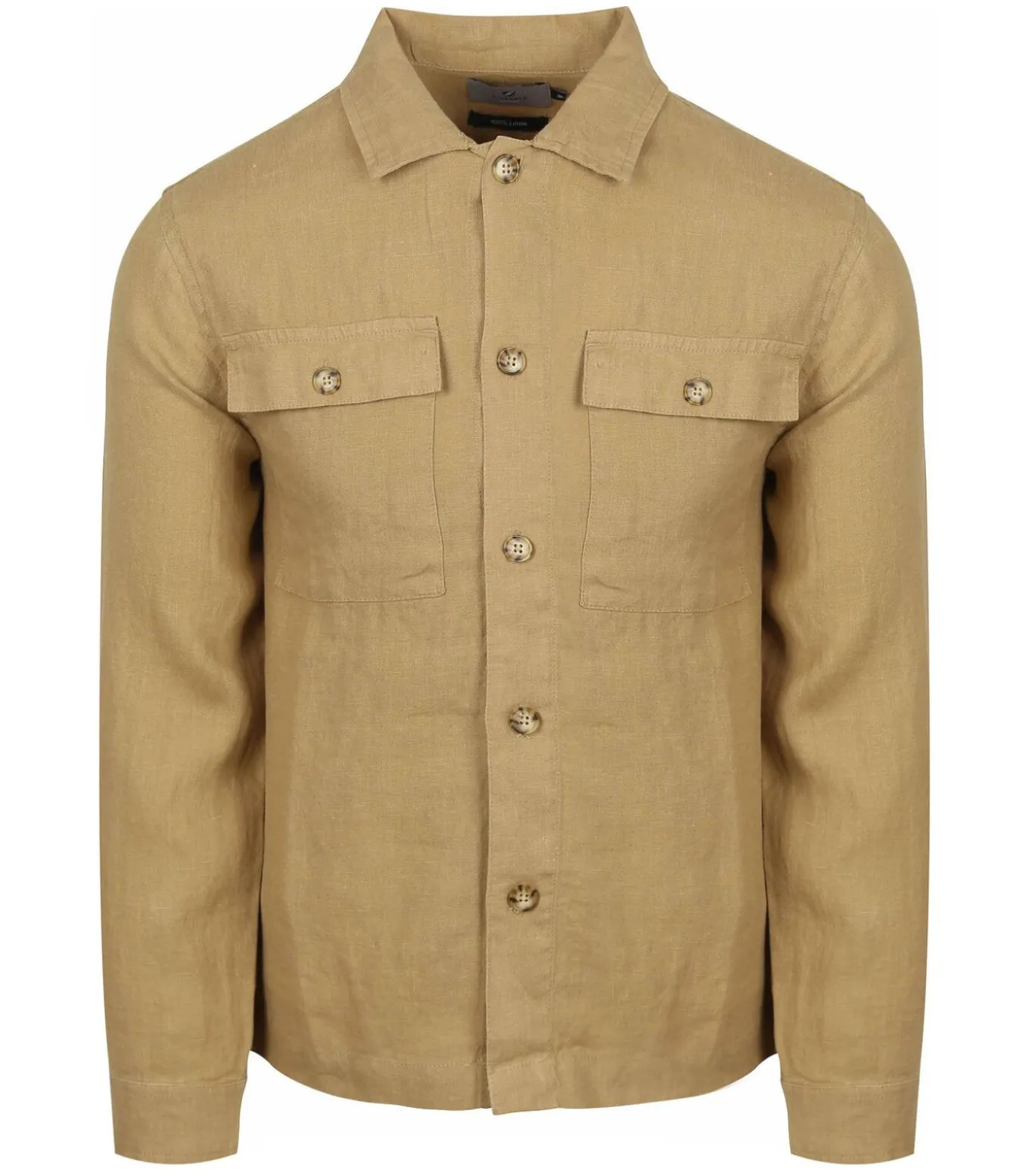 Linnen Overshirt Beige