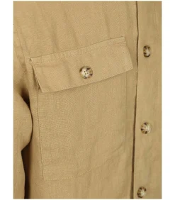 Linnen Overshirt Beige