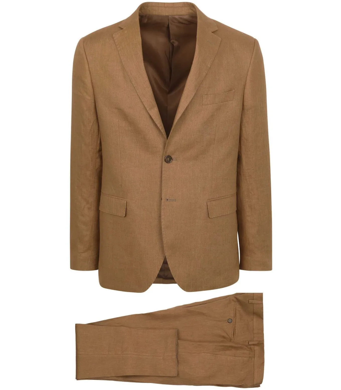 Linnen Suit Camel
