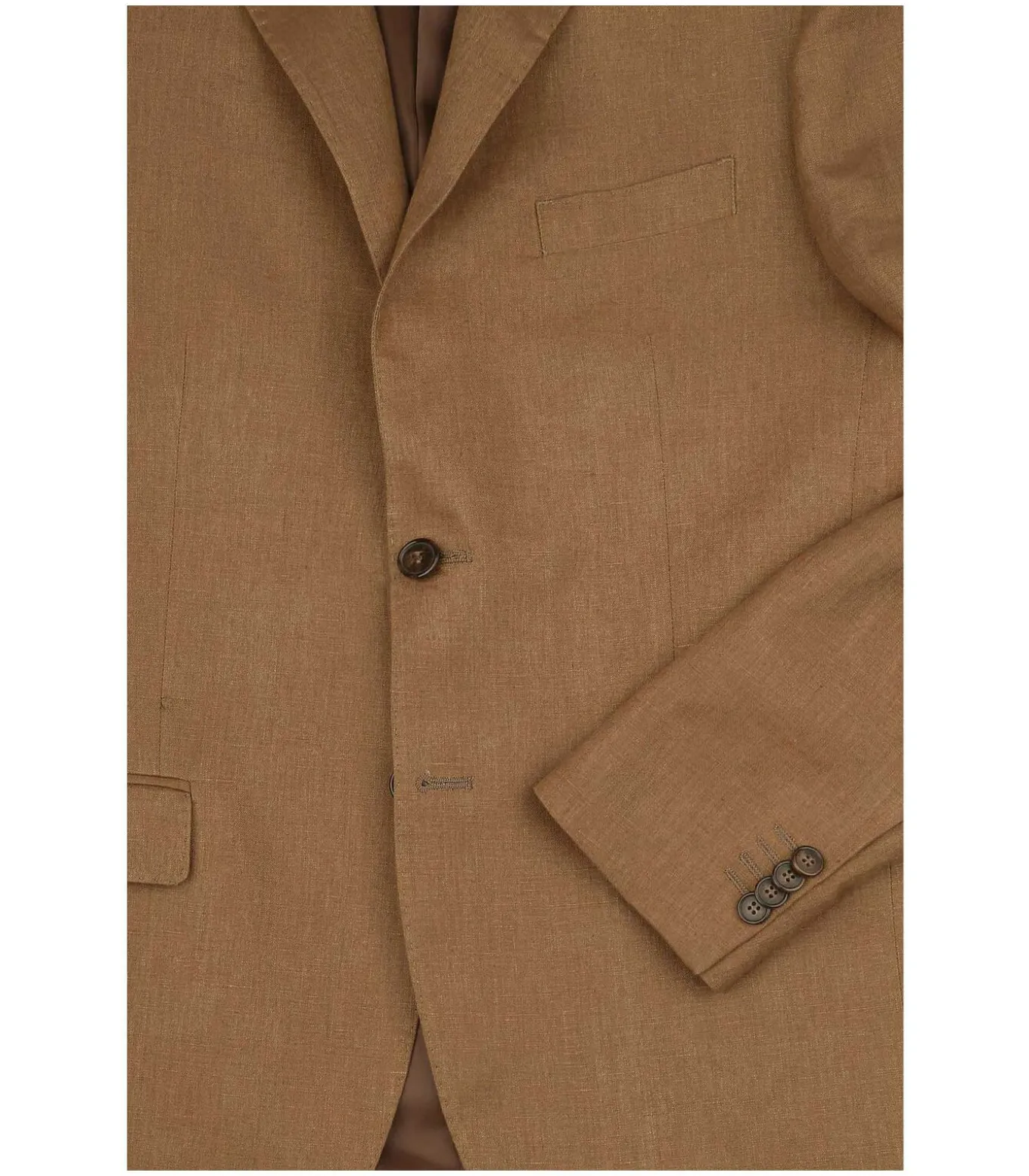 Linnen Suit Camel