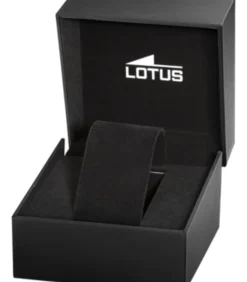 Lotus heren blauw chrono leer horloge armband