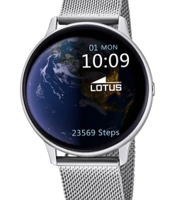 Lotus smartwatch collection , 180mah, ips 1.28'' roestvrijstalen band 316l