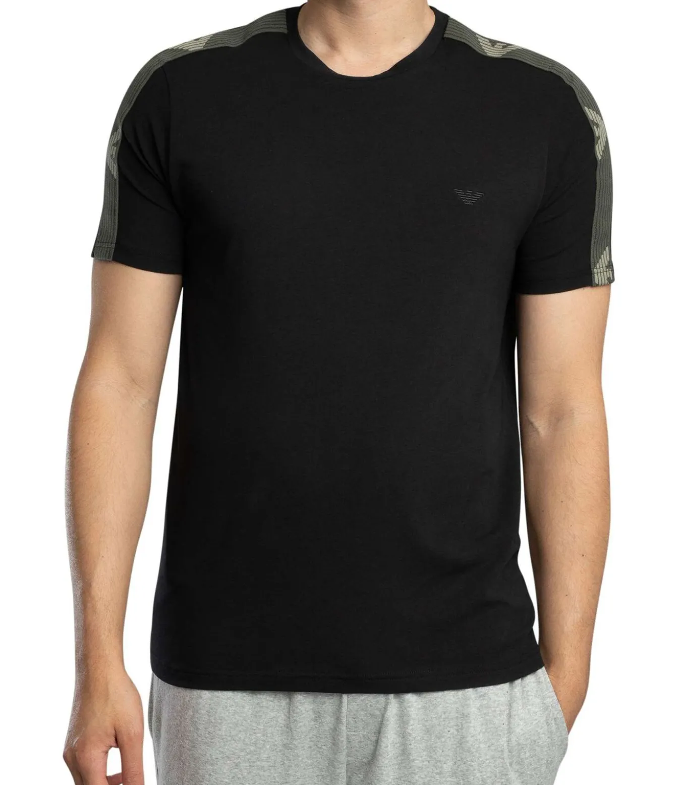 Lounge Logo Trim Crew T-Shirt