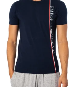 Lounge Organisch T-Shirt Met Logo Aan De Zijkant