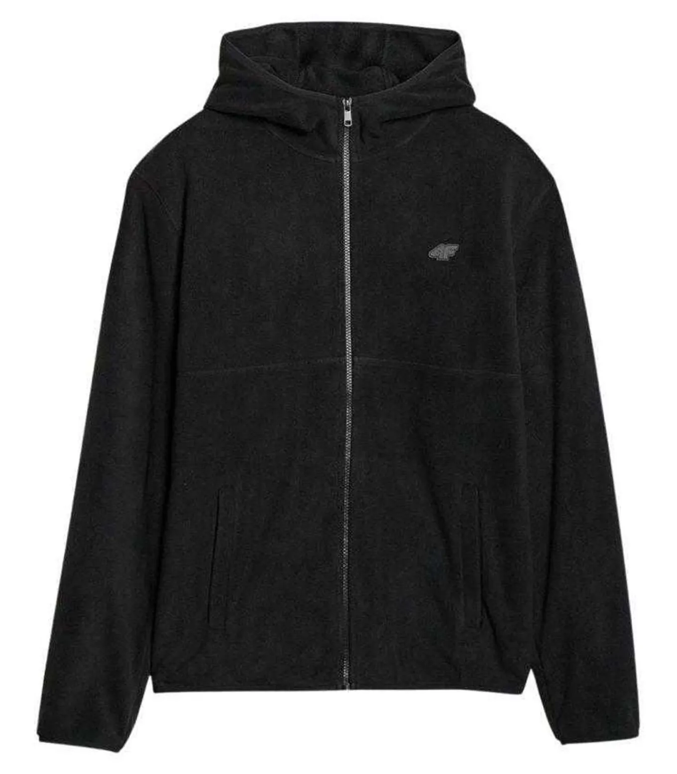 M317 - Hoodie Met Volledige Ritssluiting - Zwart