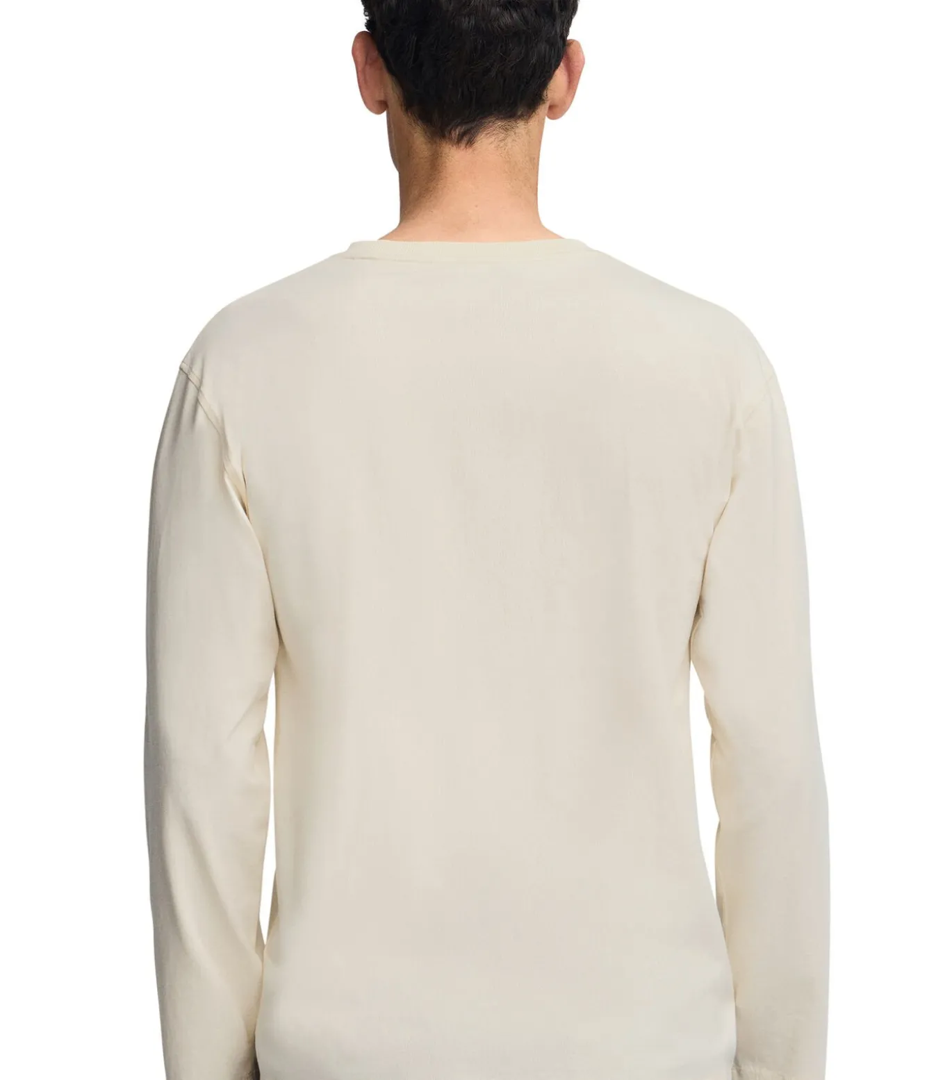 Marineblauw T-shirt met lange mouwen en Polo Club-opdruk Established 2012