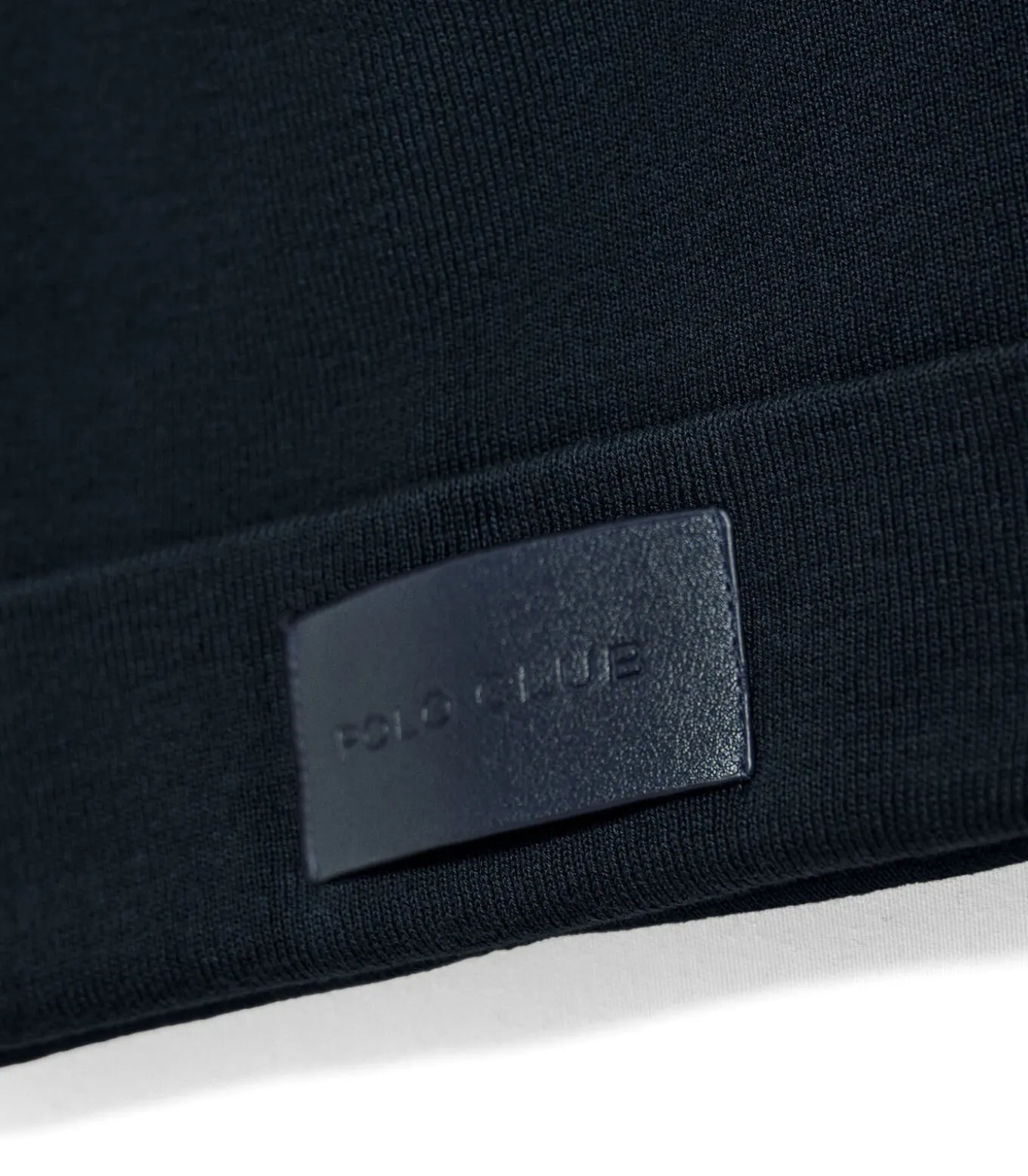 Marineblauwe beanie "Vito" met Polo Club-label