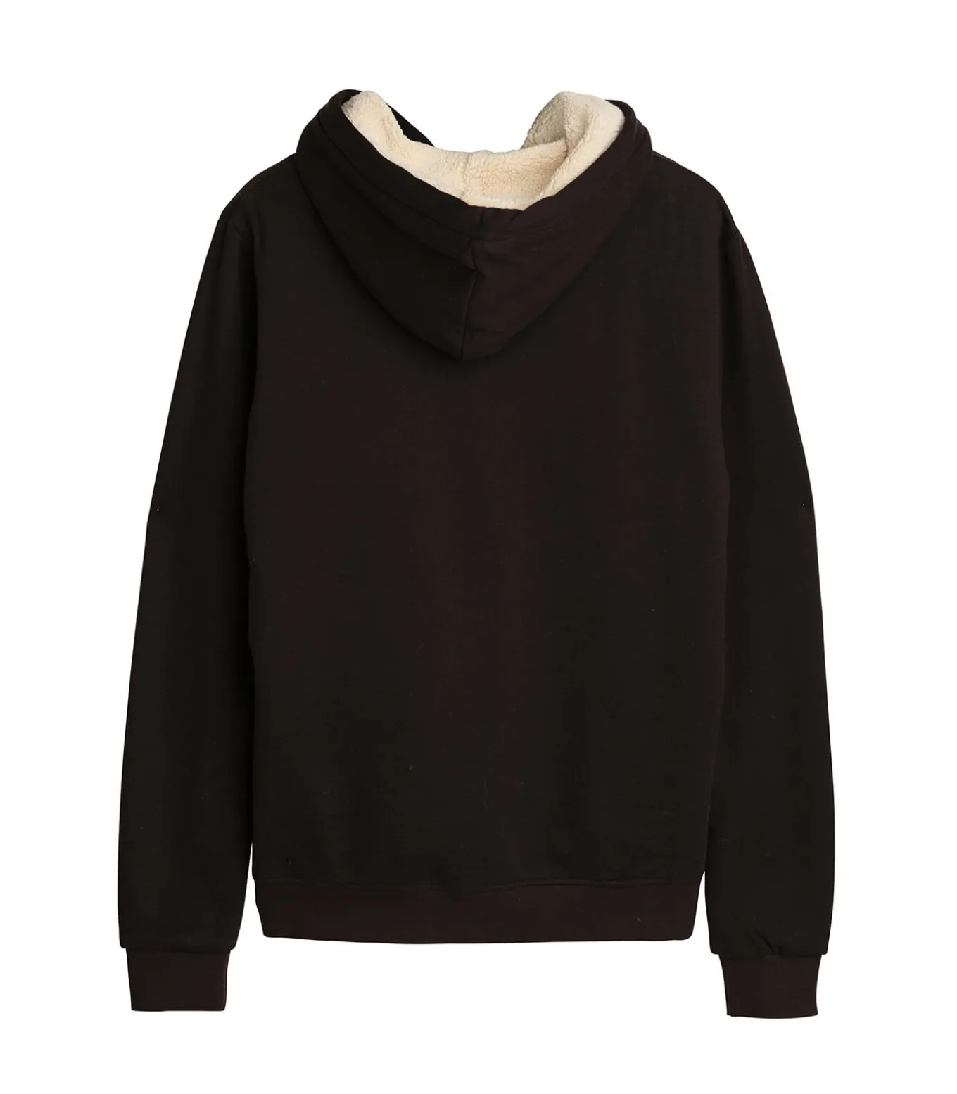 Marineblauwe herensweater met capuchon en zachte binnenkant