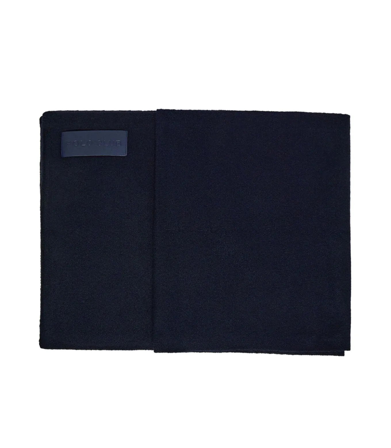 Marineblauwe sjaal "Sina" met Polo Club-details