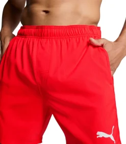 Mid Shorts Zwembroek Heren Rood