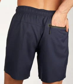 Middellange Zwembroek Heren Navy