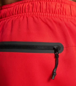 Middellange Zwembroek Heren Rood