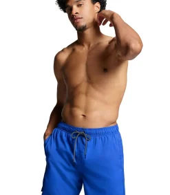 Middellange Zwembroek Heren Benjamin Blue