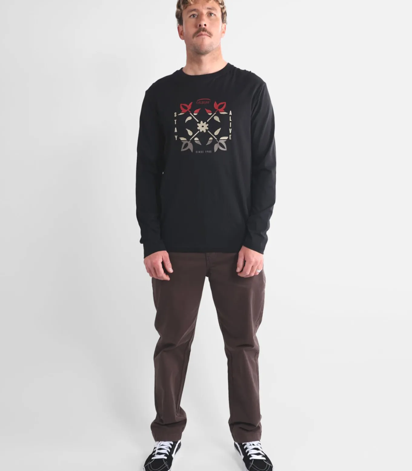 Milieuvriendelijk T-shirt met lange mouwen CROSS