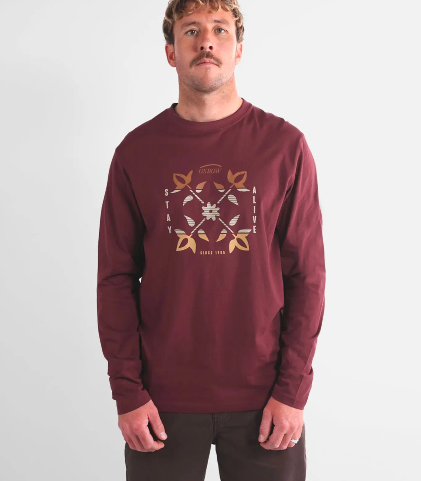 Milieuvriendelijk T-shirt met lange mouwen CROSS
