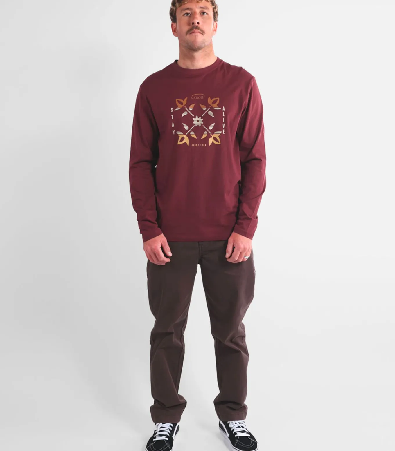 Milieuvriendelijk T-shirt met lange mouwen CROSS