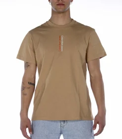 Mirror Logo Tee Beige
