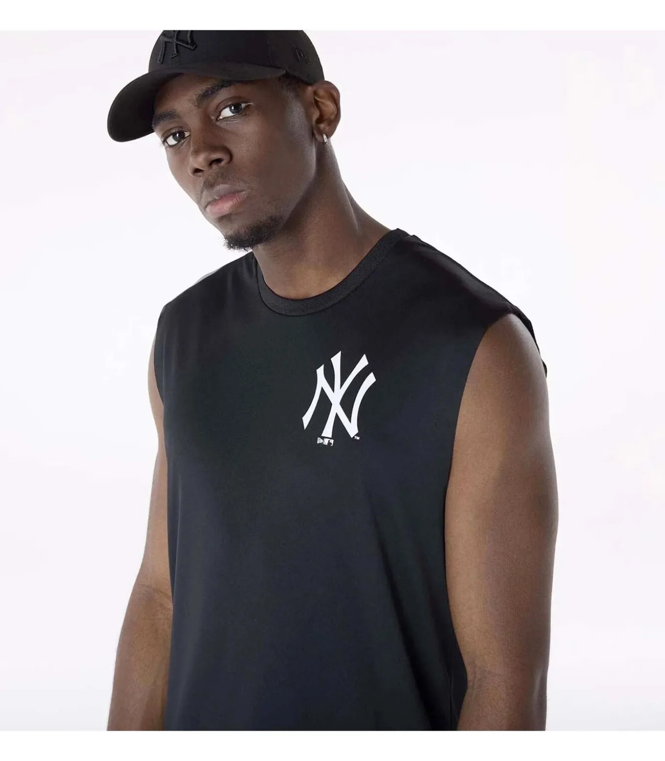 Mlb Sleeveless Tee Neyyan Blkwhi