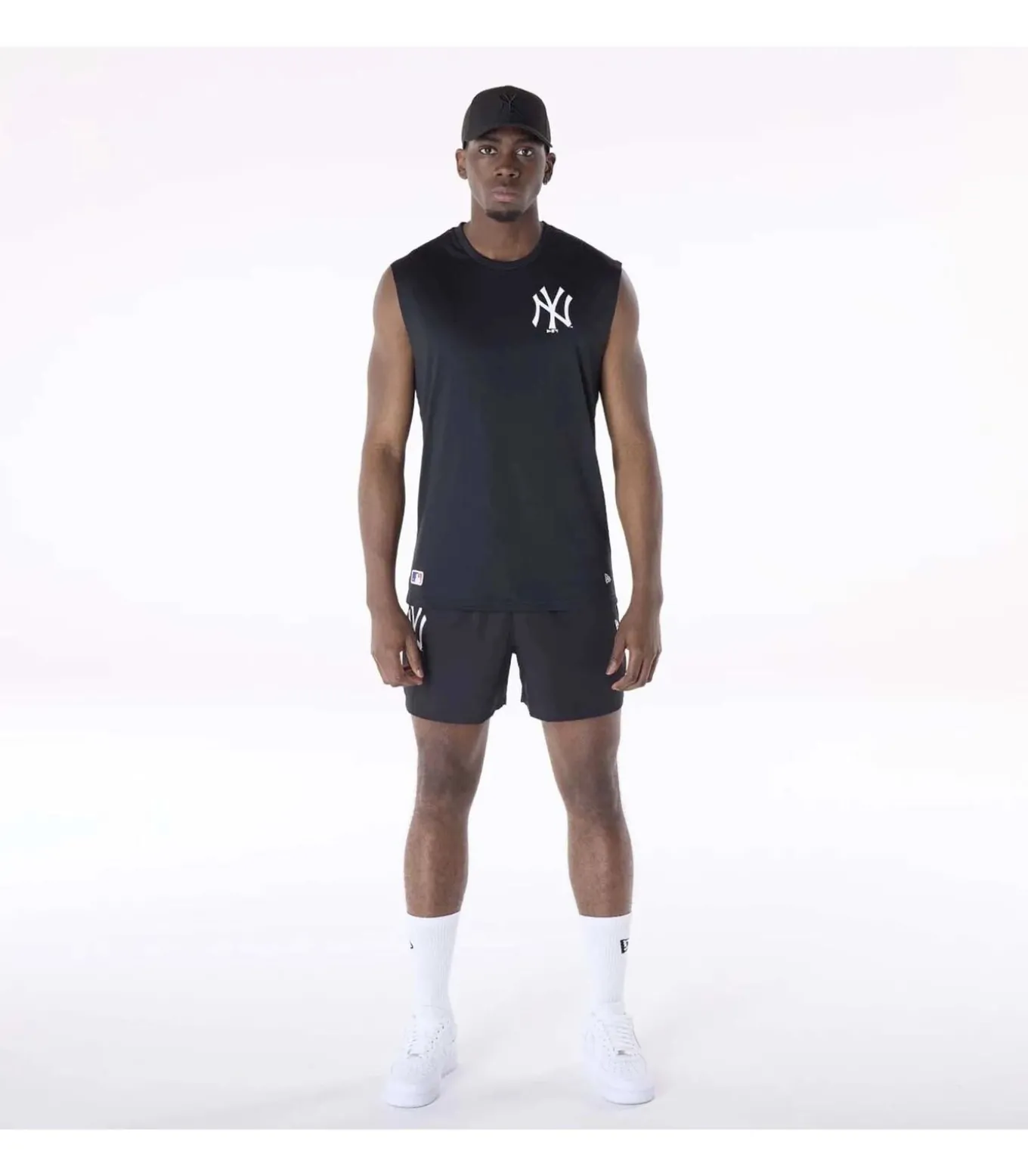 Mlb Sleeveless Tee Neyyan Blkwhi