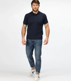 MOISTURE WICKING - Poloshirt - Marineblauw
