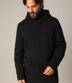 MONSTERA - Urban parka met capuchon en klepzakken