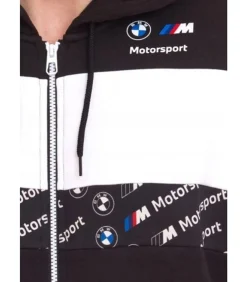 MOTORSPORT - Hoodie Met Volledige Ritssluiting - Zwart