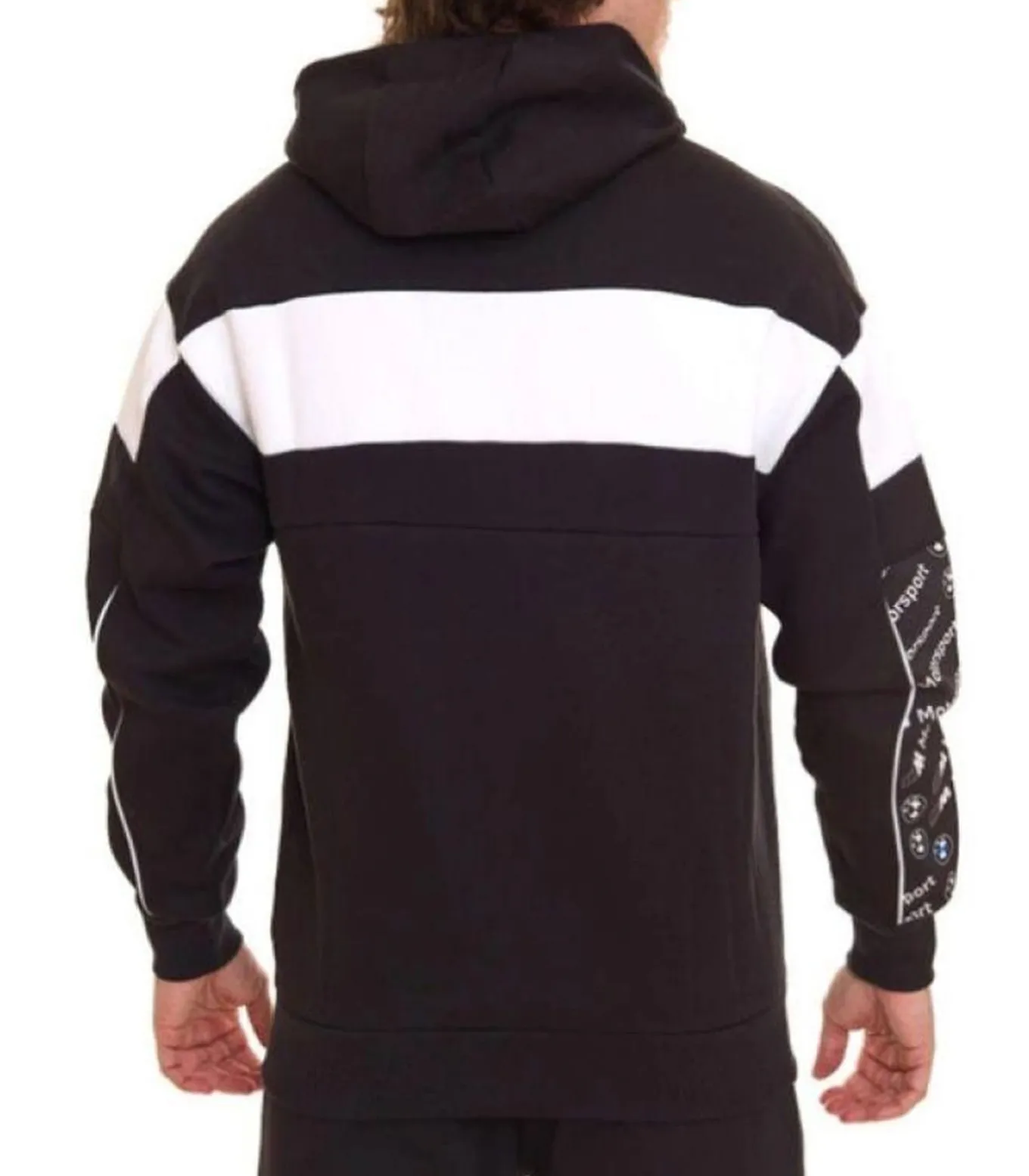 MOTORSPORT - Hoodie Met Volledige Ritssluiting - Zwart