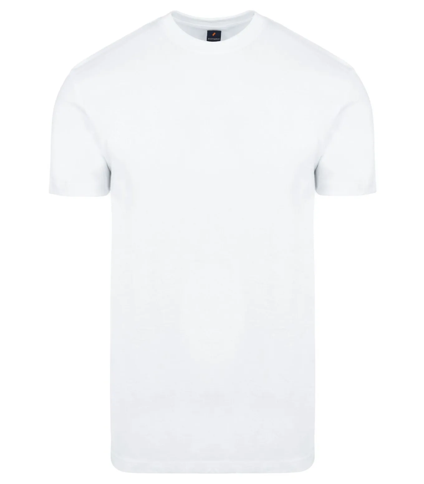 Obra T-Shirt Hoge rond Hals Wit 6-Pack