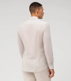 Overhemd Level 5 Body Fit Beige