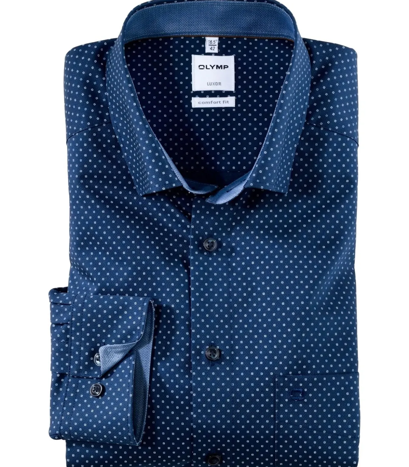 Overhemd Luxor Comfort Fit Marine