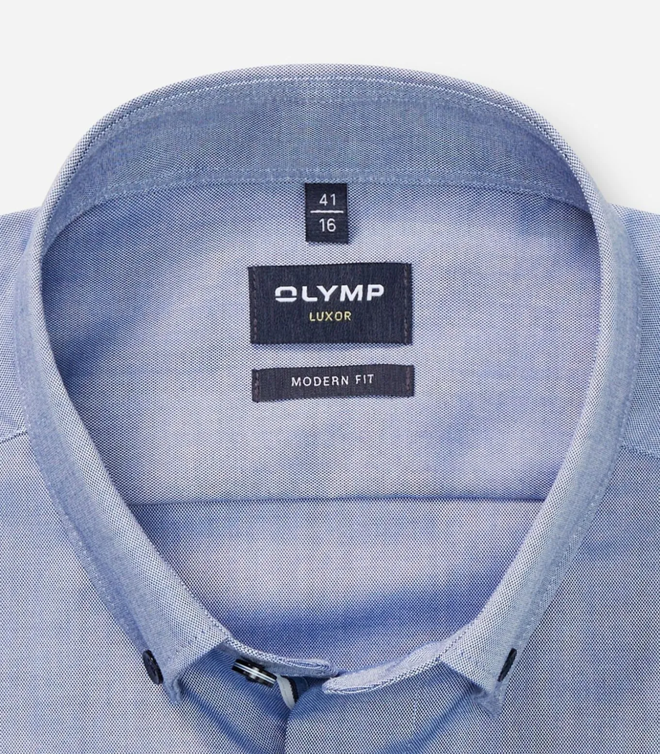 Overhemd Luxor Modern Fit Button Down Mid-Blauw